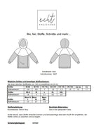 Schnittmuster Hoodie Sam