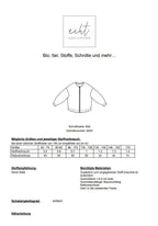 Schnittmuster Jacke Bali | Stoffwerk