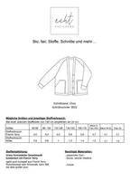 Schnittmuster Jacke Chris | Stoffwerk