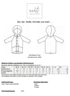 Schnittmuster Jacke Paul