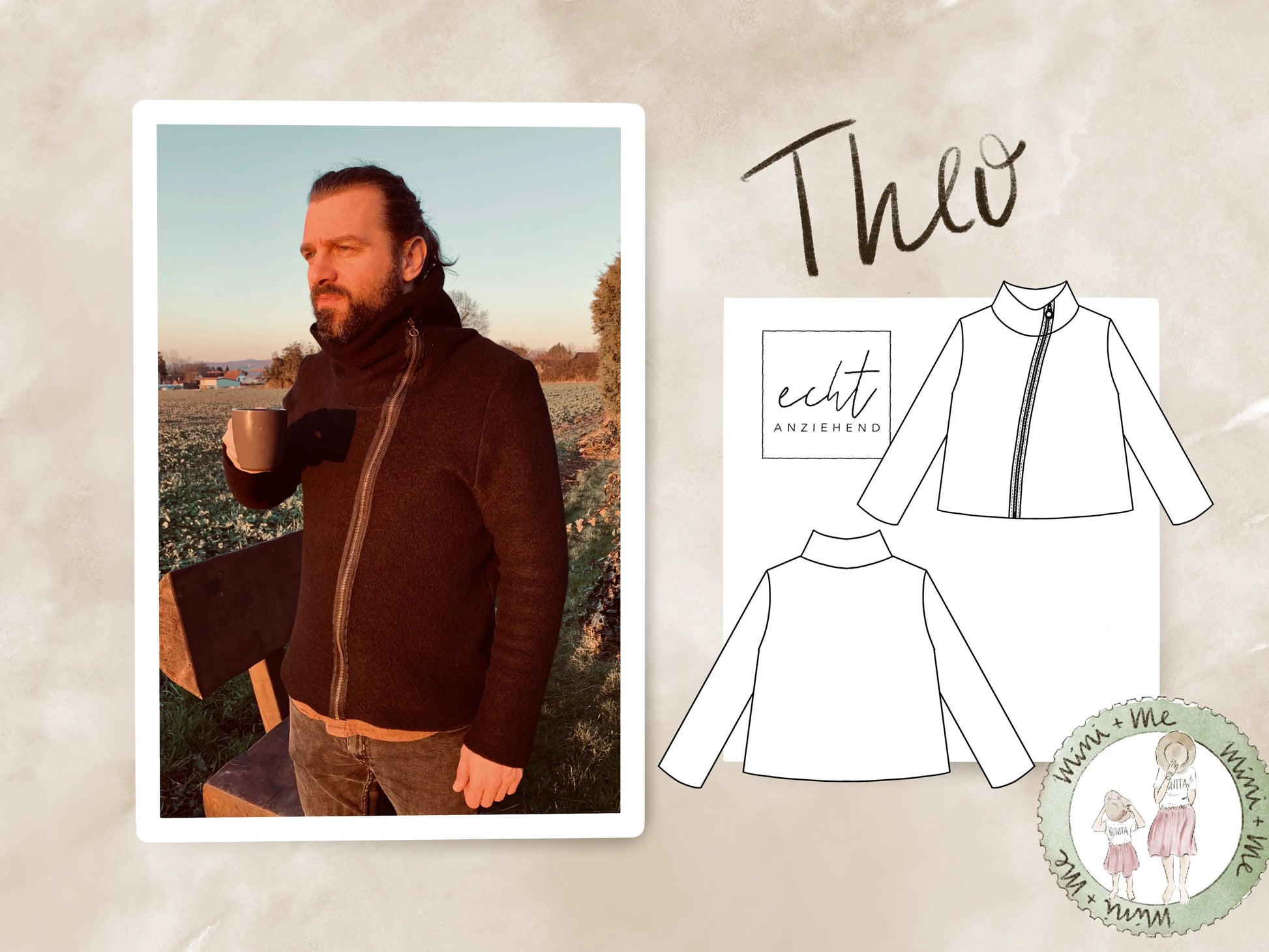 Schnittmuster Jacke Theo