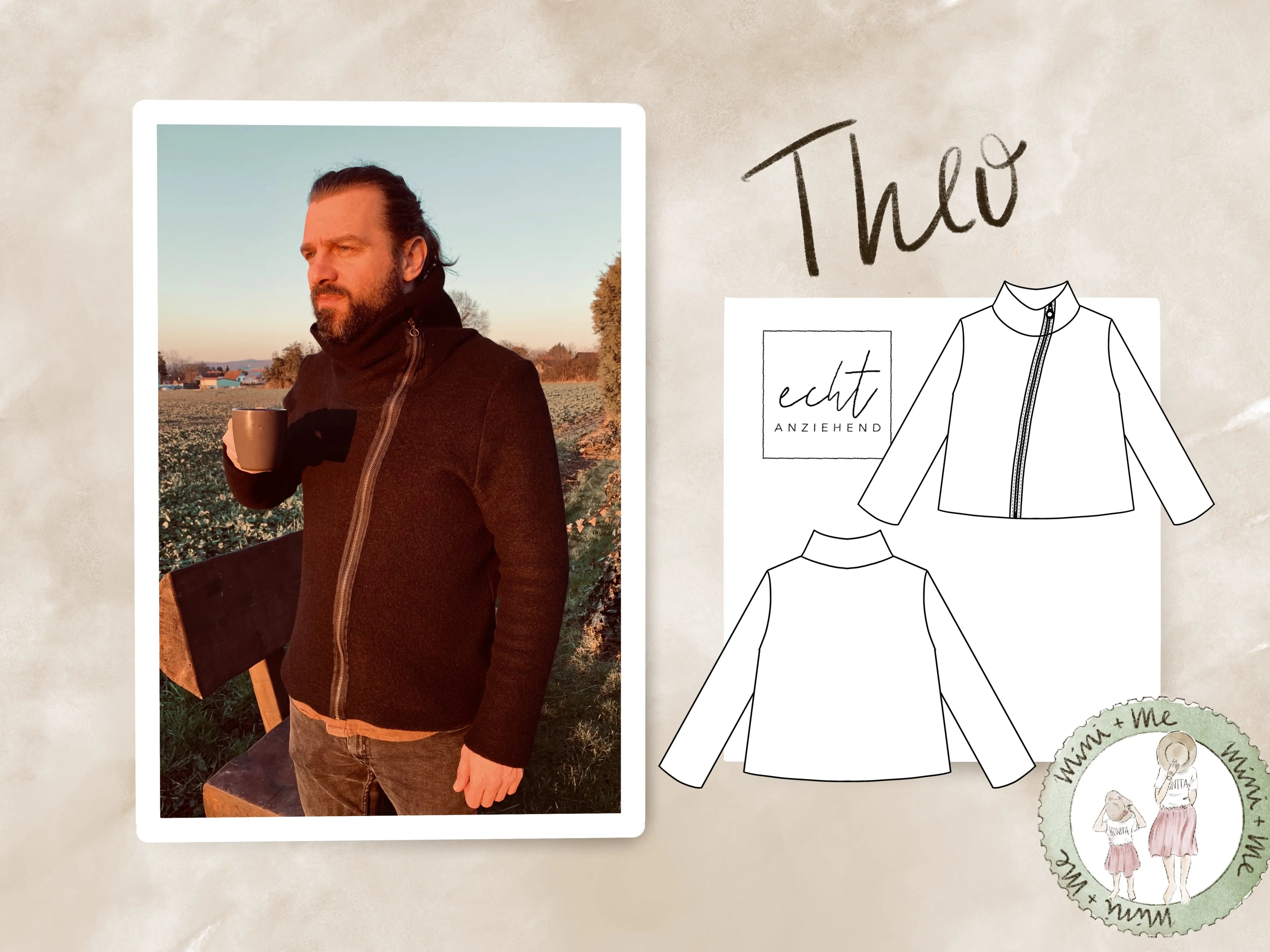 Schnittmuster Jacke Theo