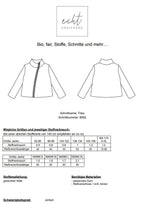 Schnittmuster Jacke Theo | Stoffwerk