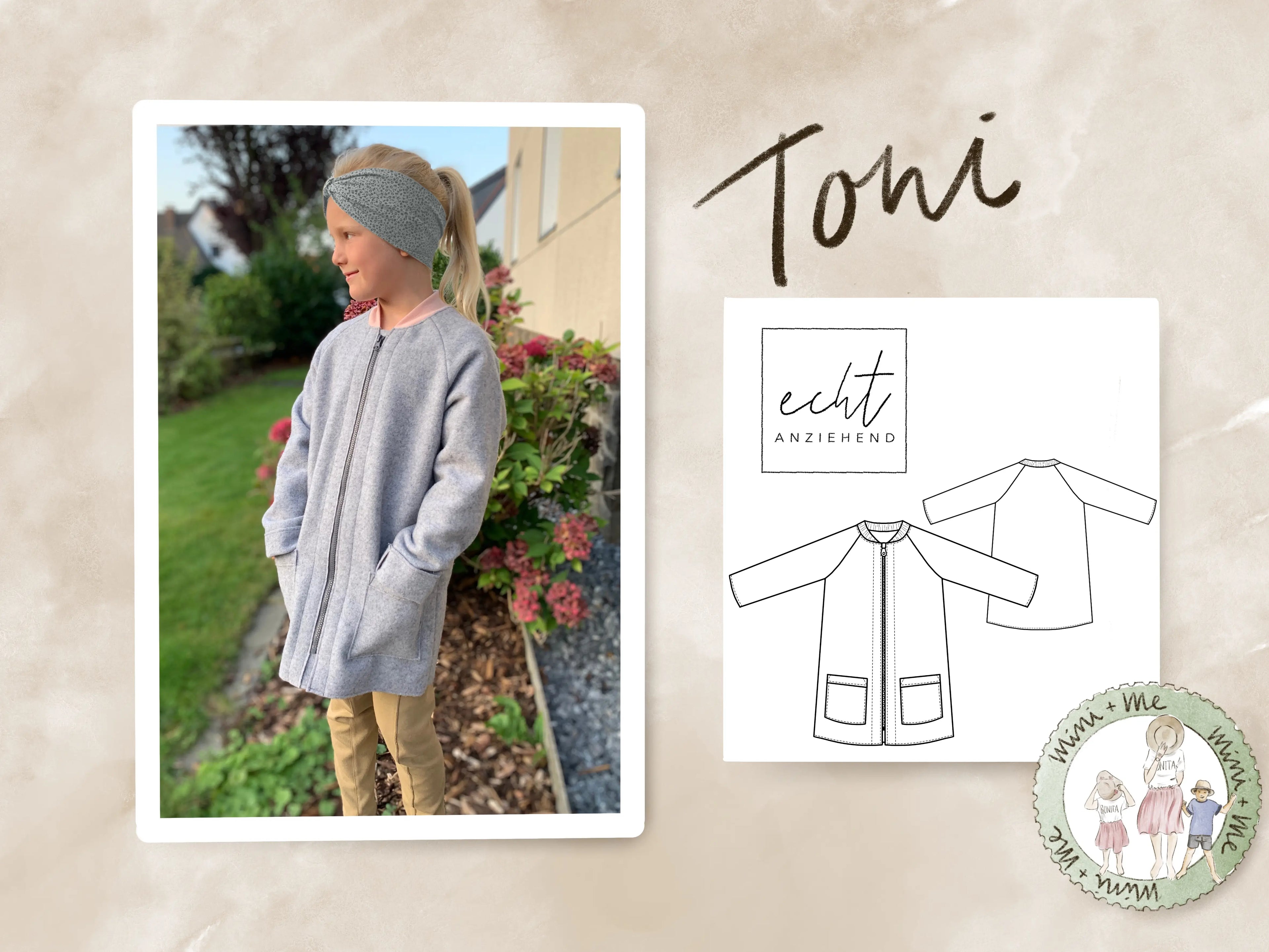 Schnittmuster Jacke Toni
