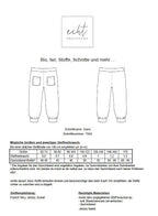 Schnittmuster Jogginghose Hans | Stoffwerk