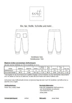 Schnittmuster Jogginghose Hans