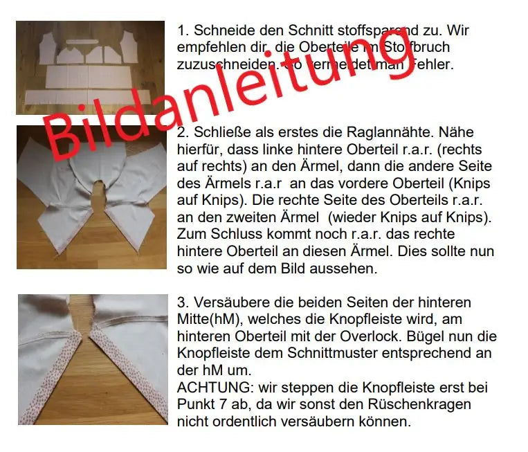 Schnittmuster Kapuzenjacke Noah | Stoffwerk