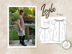 Schnittmuster Kleid/Bluse Leyla