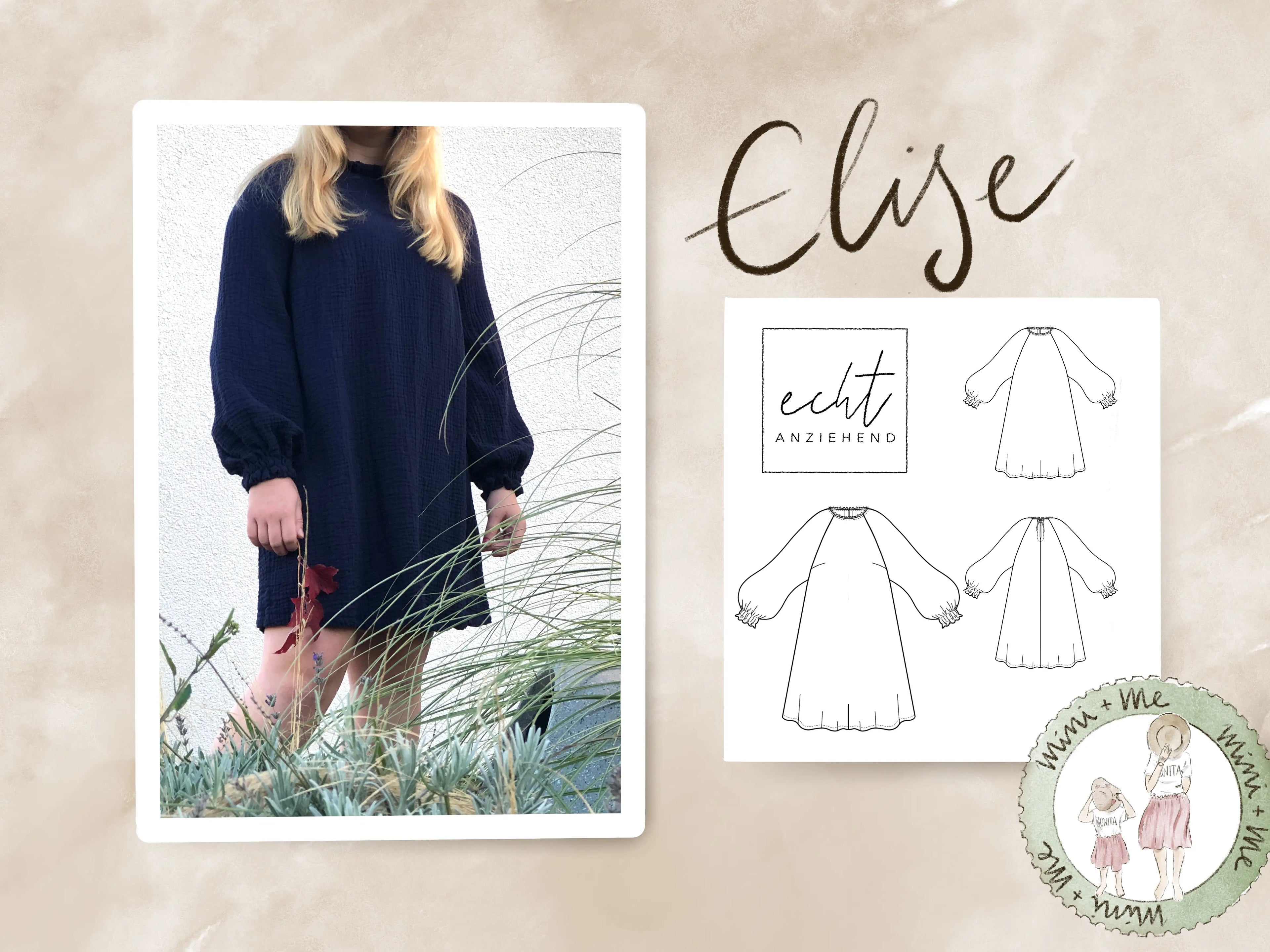Schnittmuster Kleid Elise