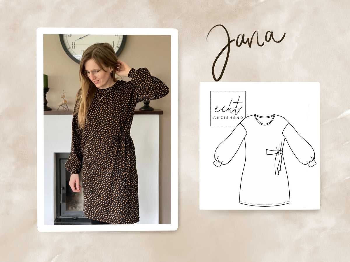 Schnittmuster Kleid Jana