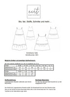 Schnittmuster Kleid/Top Sofia