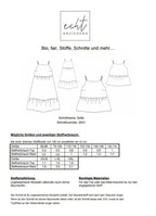 Schnittmuster Kleid/Top Sofia | Stoffwerk