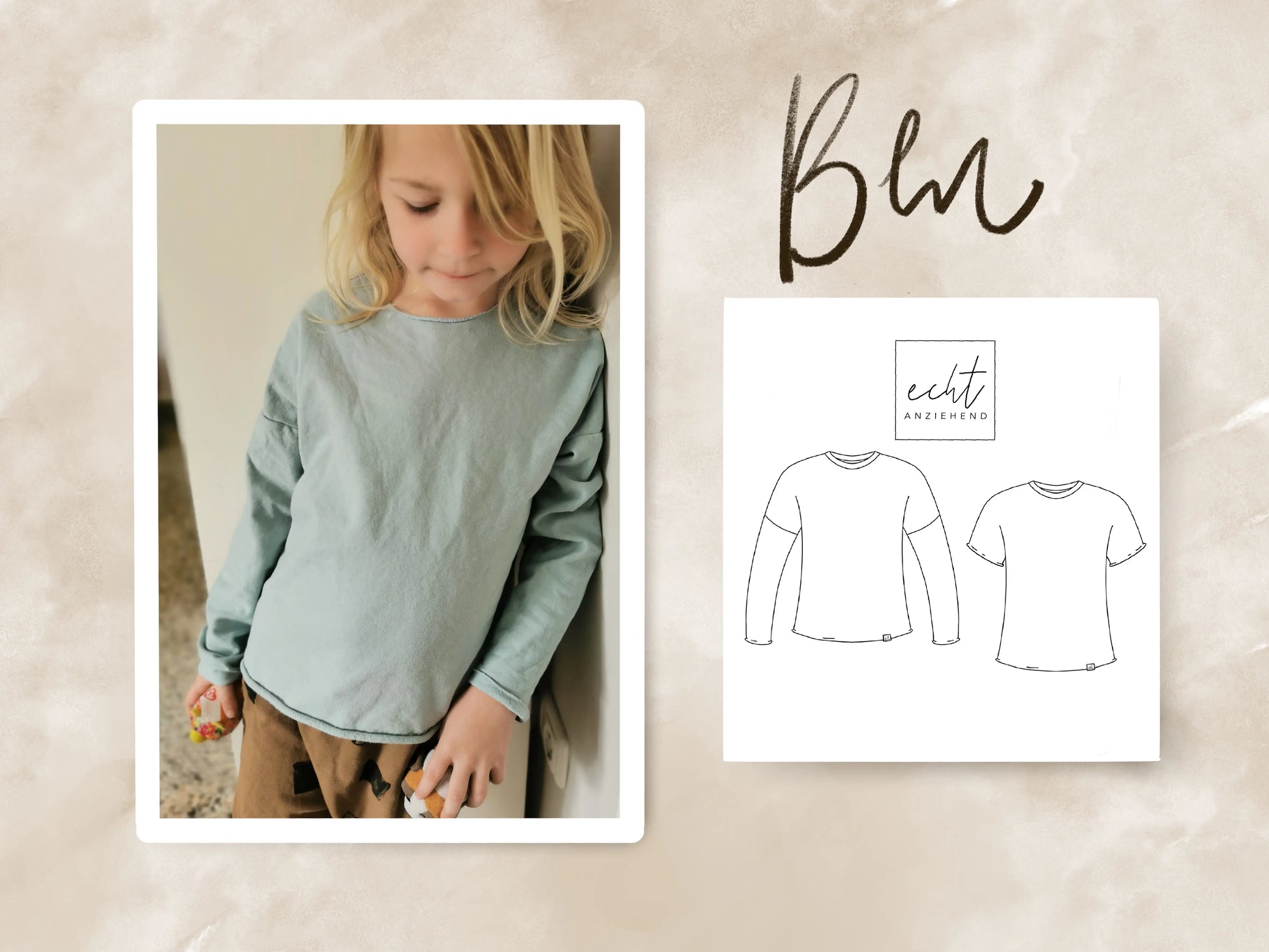 Schnittmuster Langarmshirt Ben