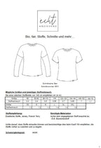 Schnittmuster Langarmshirt Ben