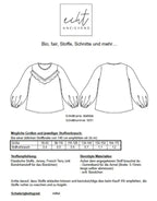Schnittmuster Langarmshirt Mathilda