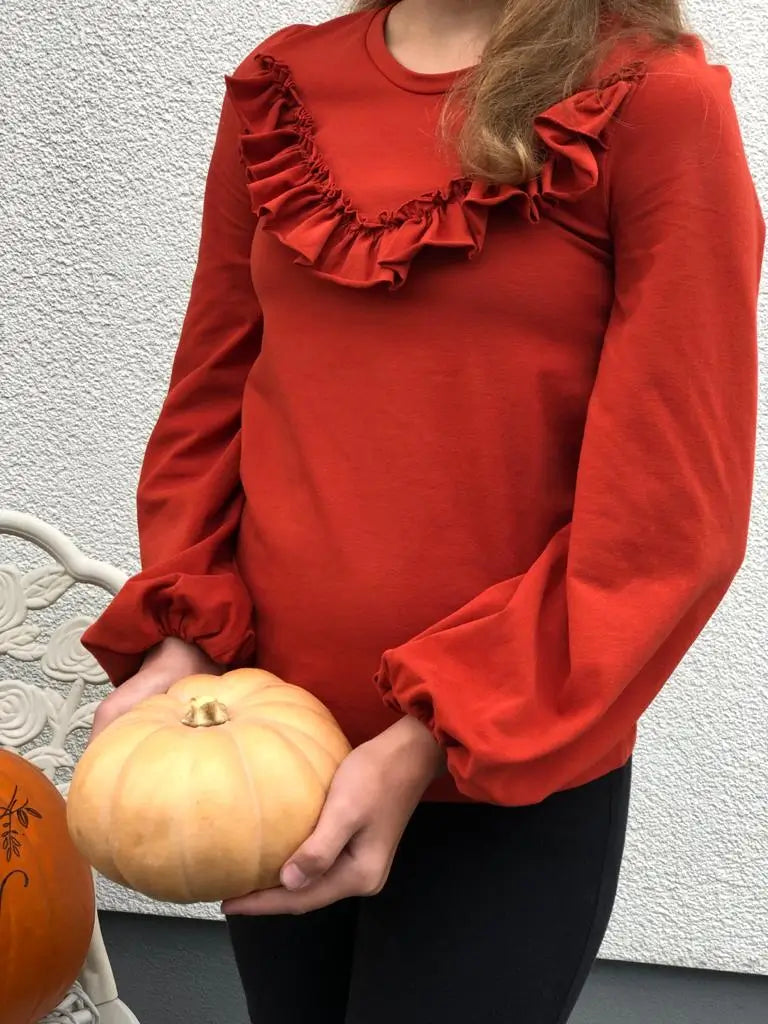 Schnittmuster Langarmshirt Mathilda