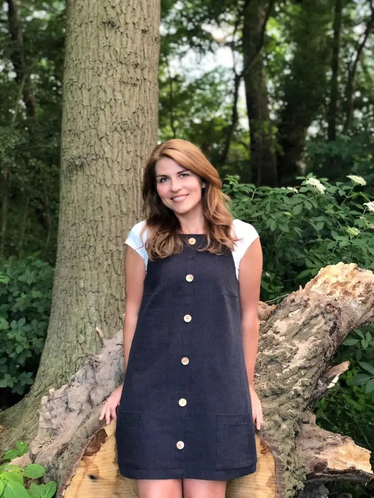 Schnittmuster Latzkleid Lotta