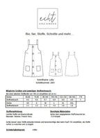 Schnittmuster Latzkleid Lotta