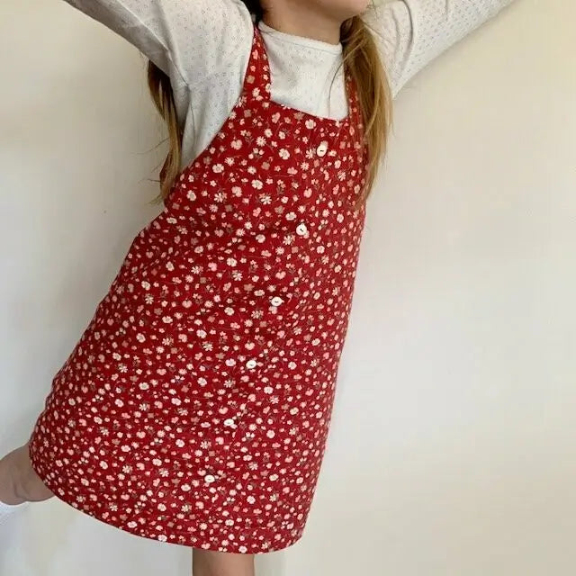 Schnittmuster Latzkleid Lotta