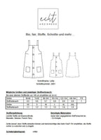 Schnittmuster Latzkleid Lotta | Stoffwerk