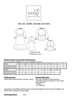 Schnittmuster Midikleid/Bluse Zoe | Stoffwerk