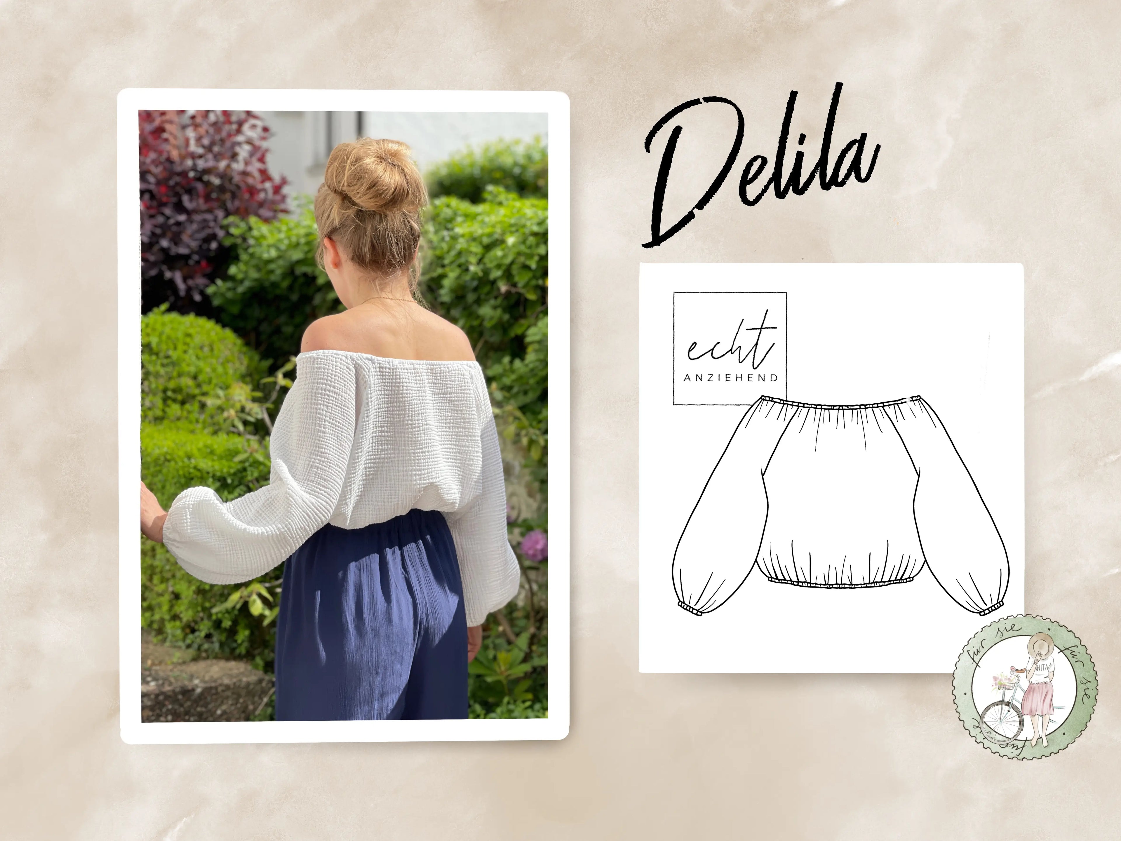 Schnittmuster Off Shoulder Delila