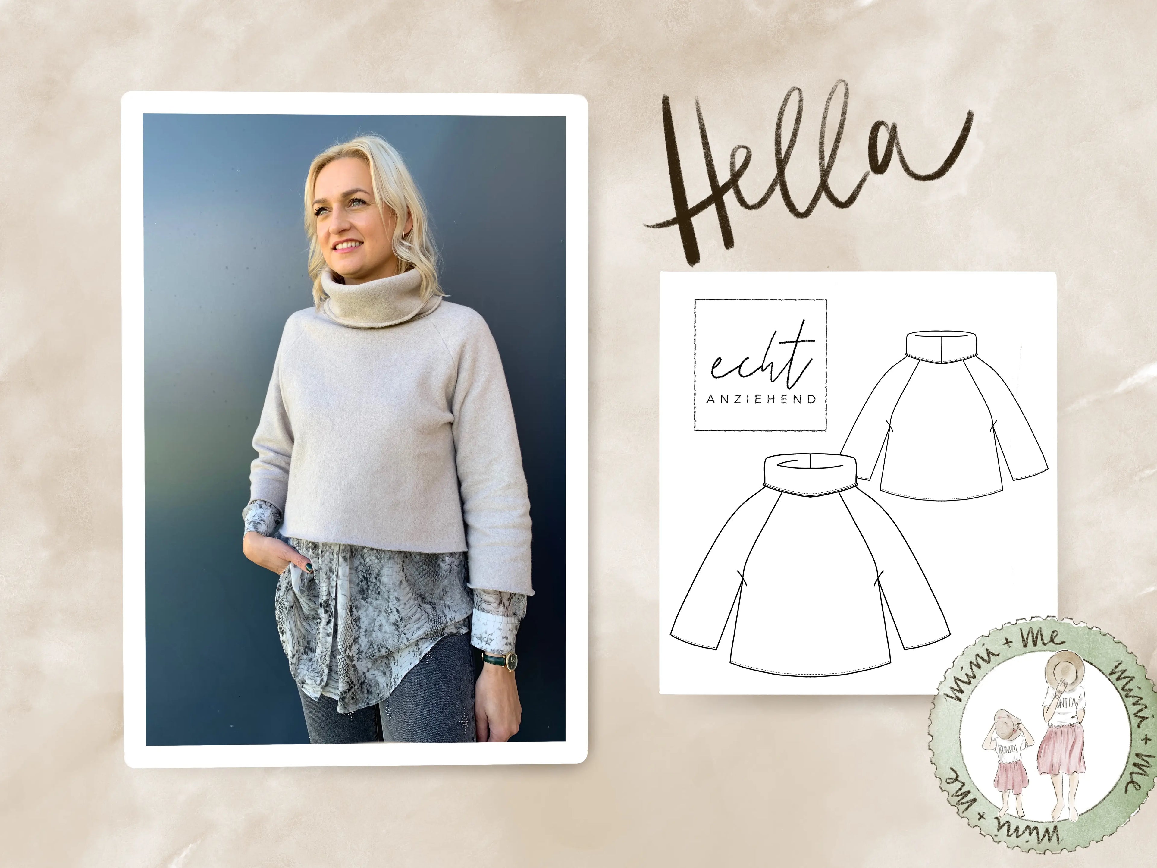Schnittmuster Pullover Hella