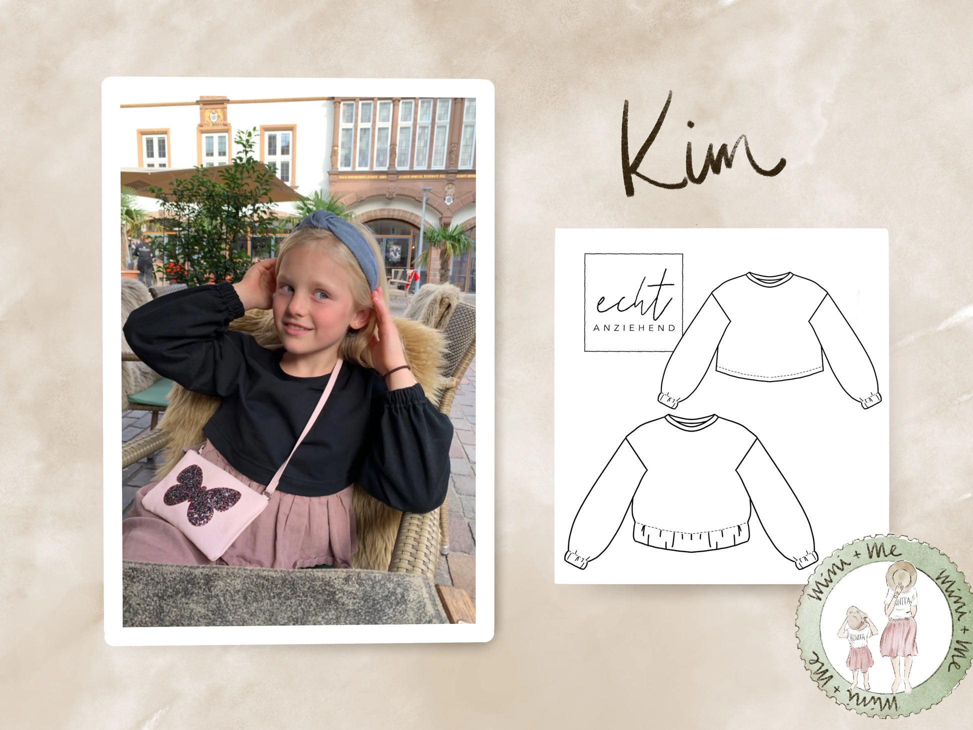 Schnittmuster Pullover Kim