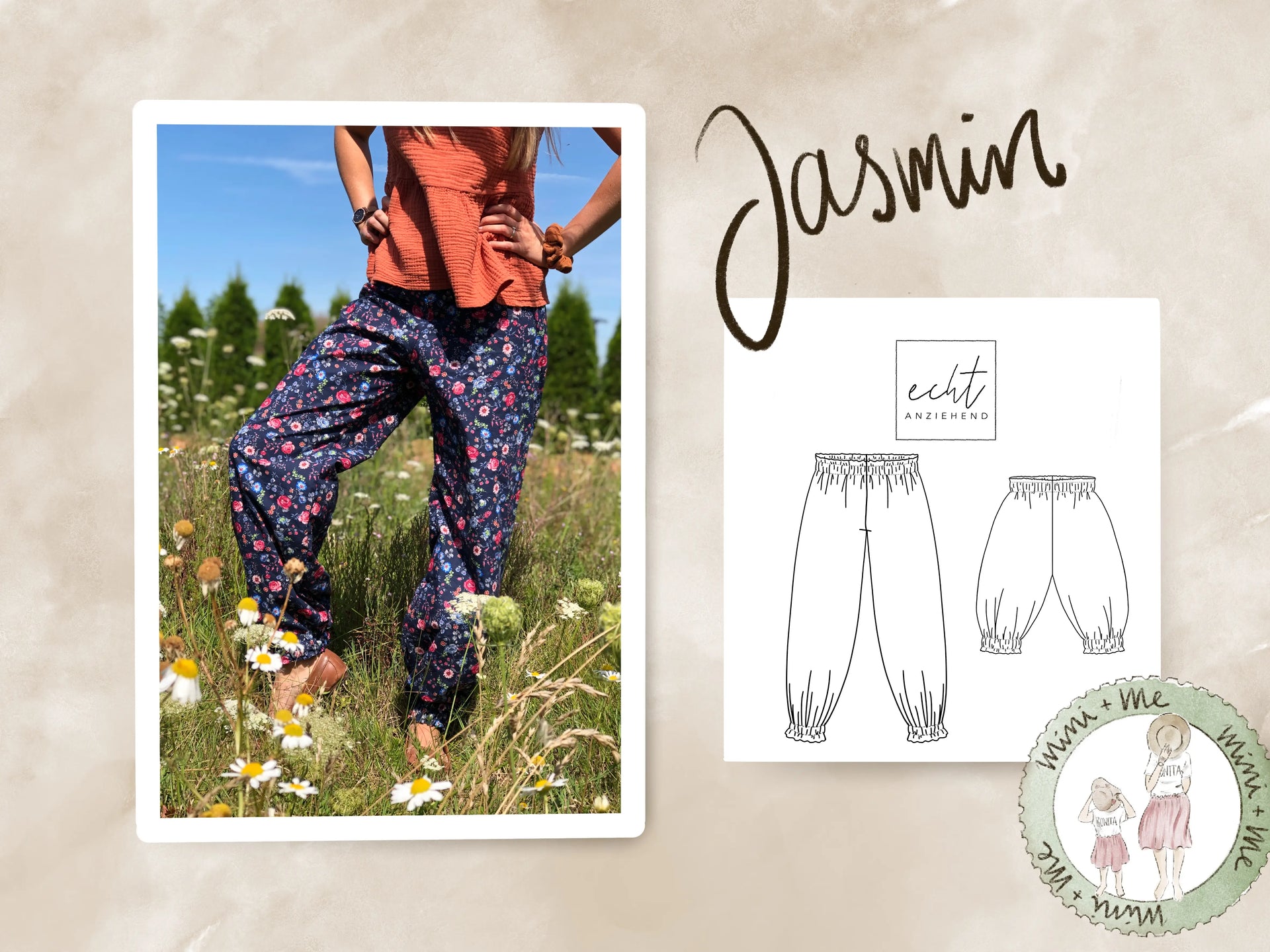 Schnittmuster Pumphose Jasmin – Stoffwerk - Main Image