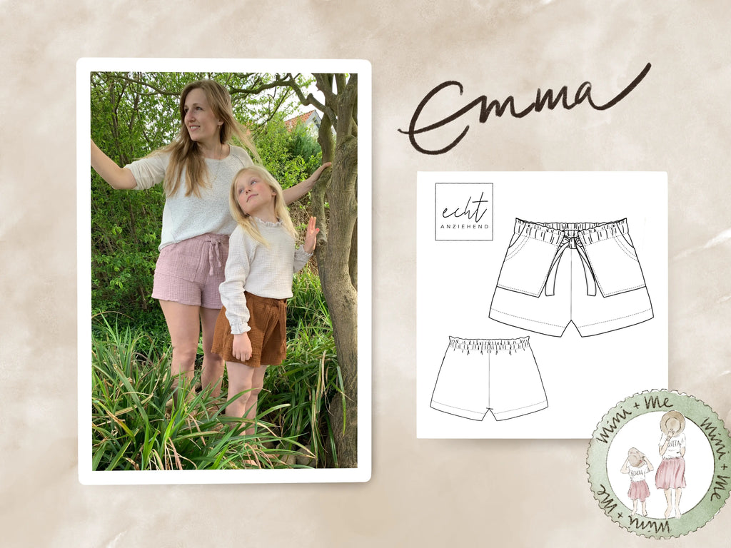 Schnittmuster Shorts Emma