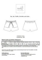 Schnittmuster Shorts Emma | Stoffwerk