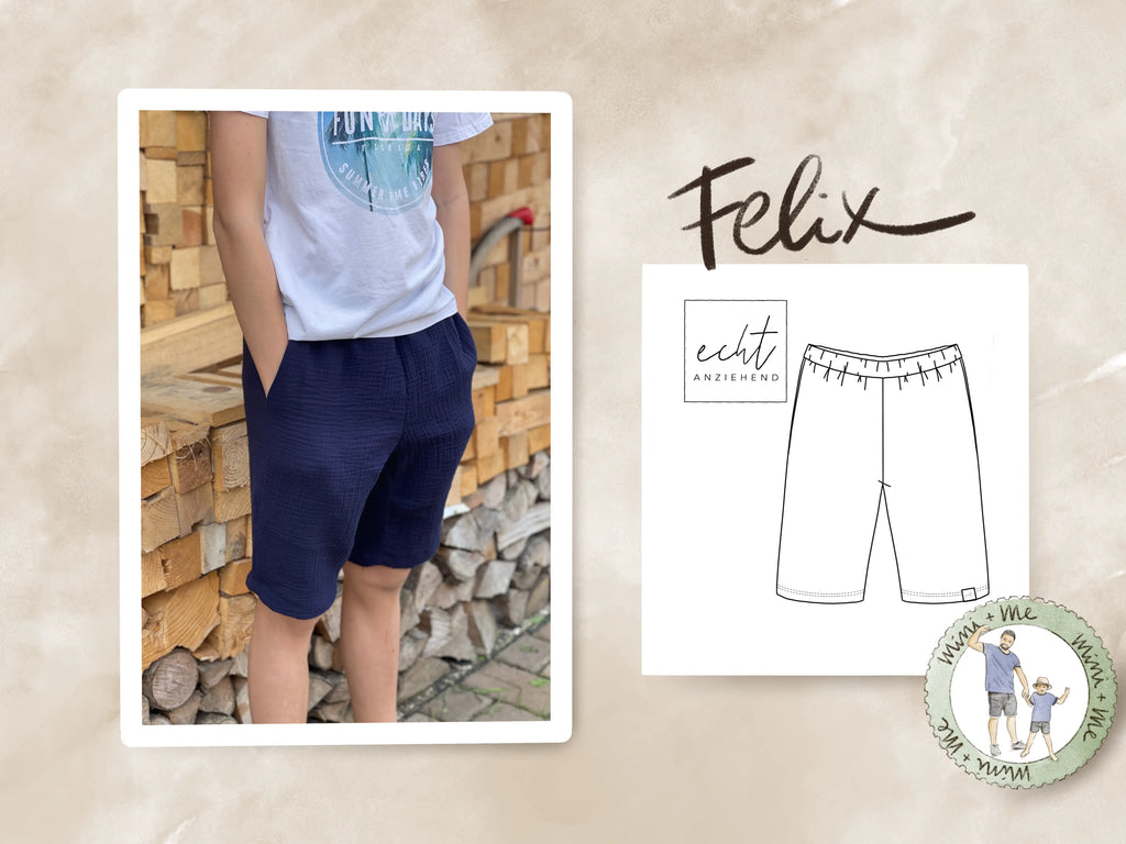Schnittmuster Shorts Felix