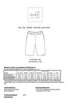 Schnittmuster Shorts Felix