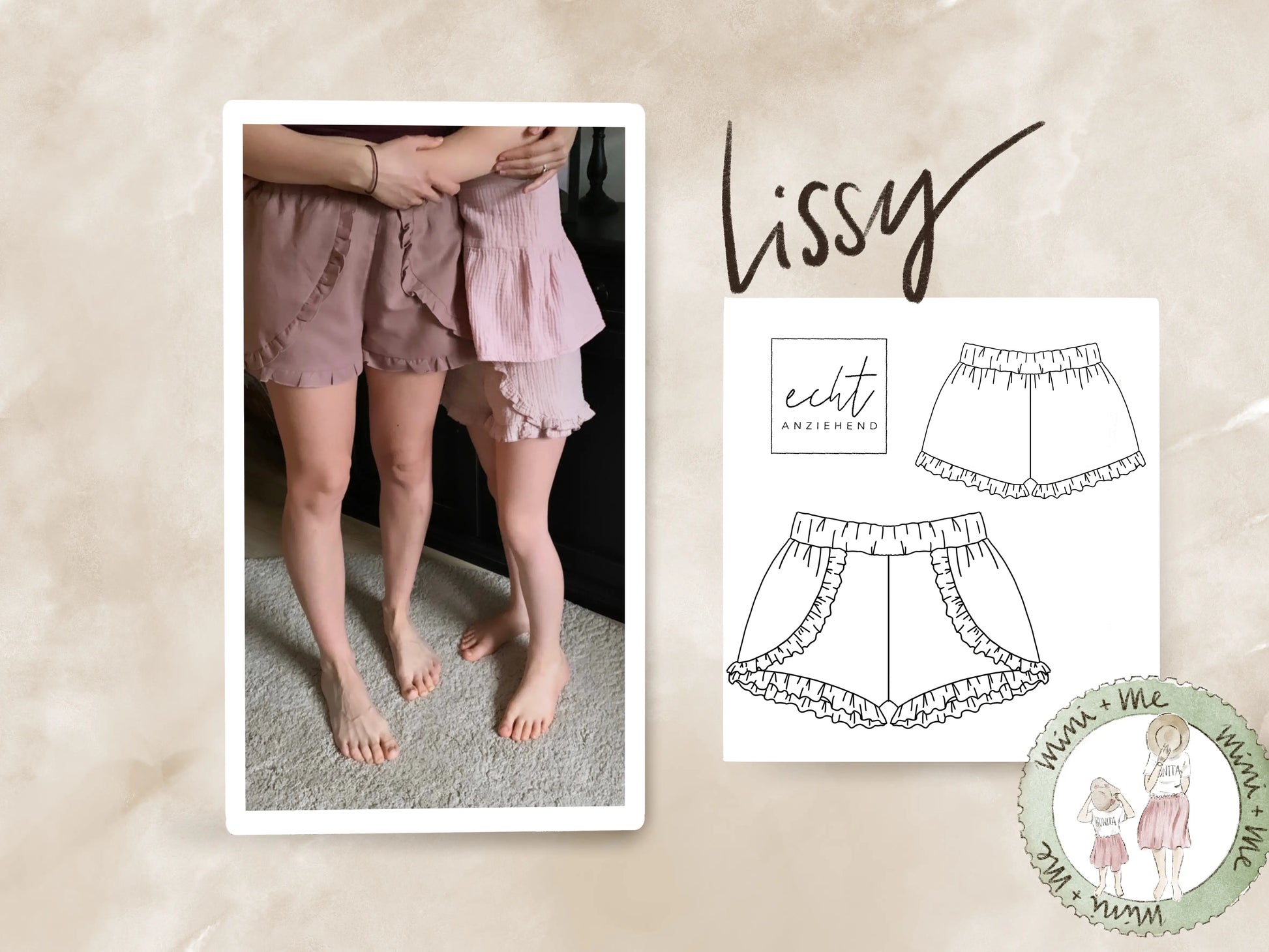 Schnittmuster Shorts Lissy