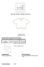 Schnittmuster T-Shirt Frida