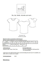 Schnittmuster T-Shirt Jan