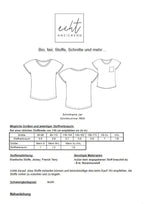 Schnittmuster T-Shirt Jan | Stoffwerk