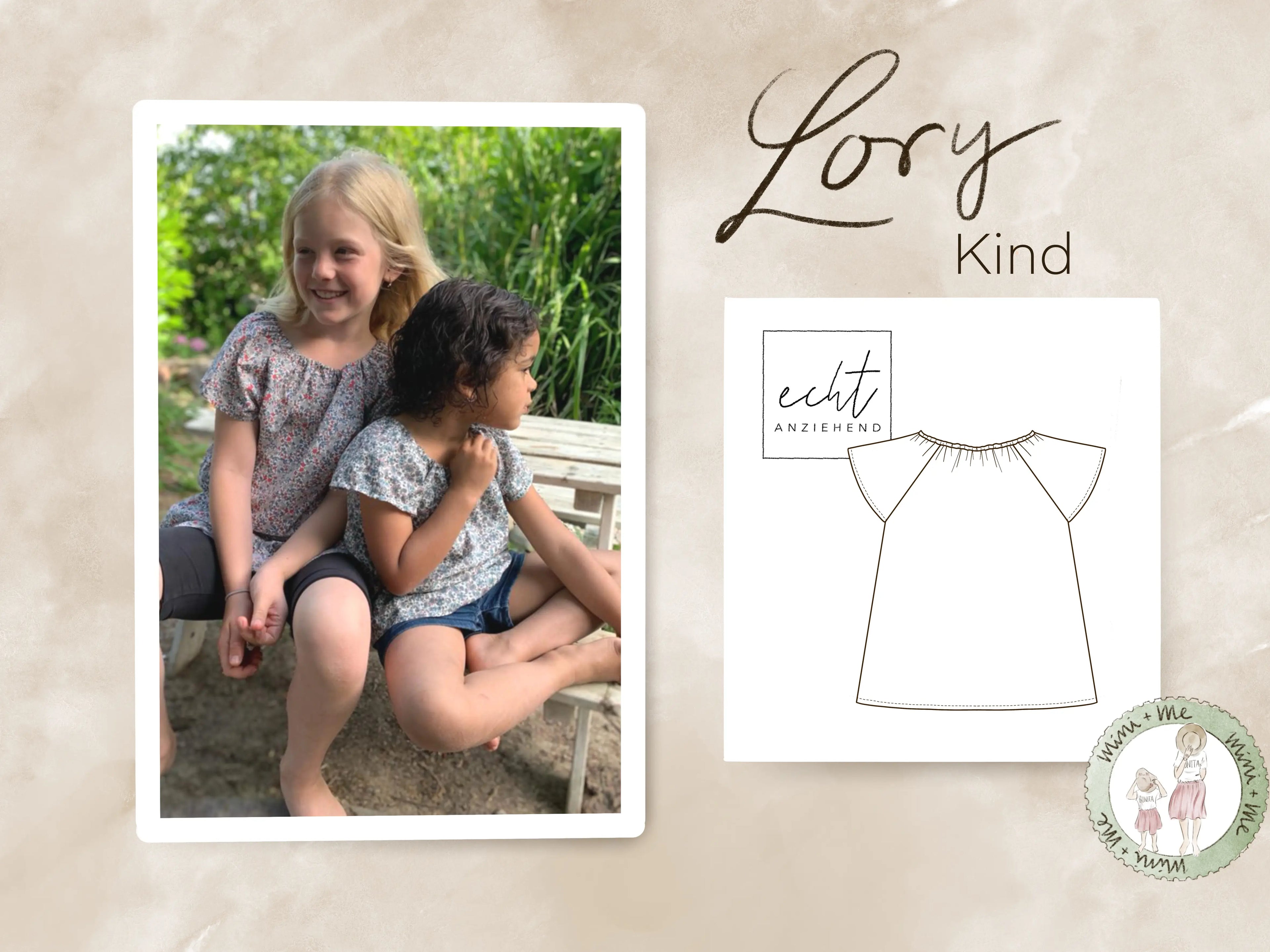 Schnittmuster T-Shirt/Tunika Lory