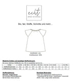 Schnittmuster T-Shirt/Tunika Lory