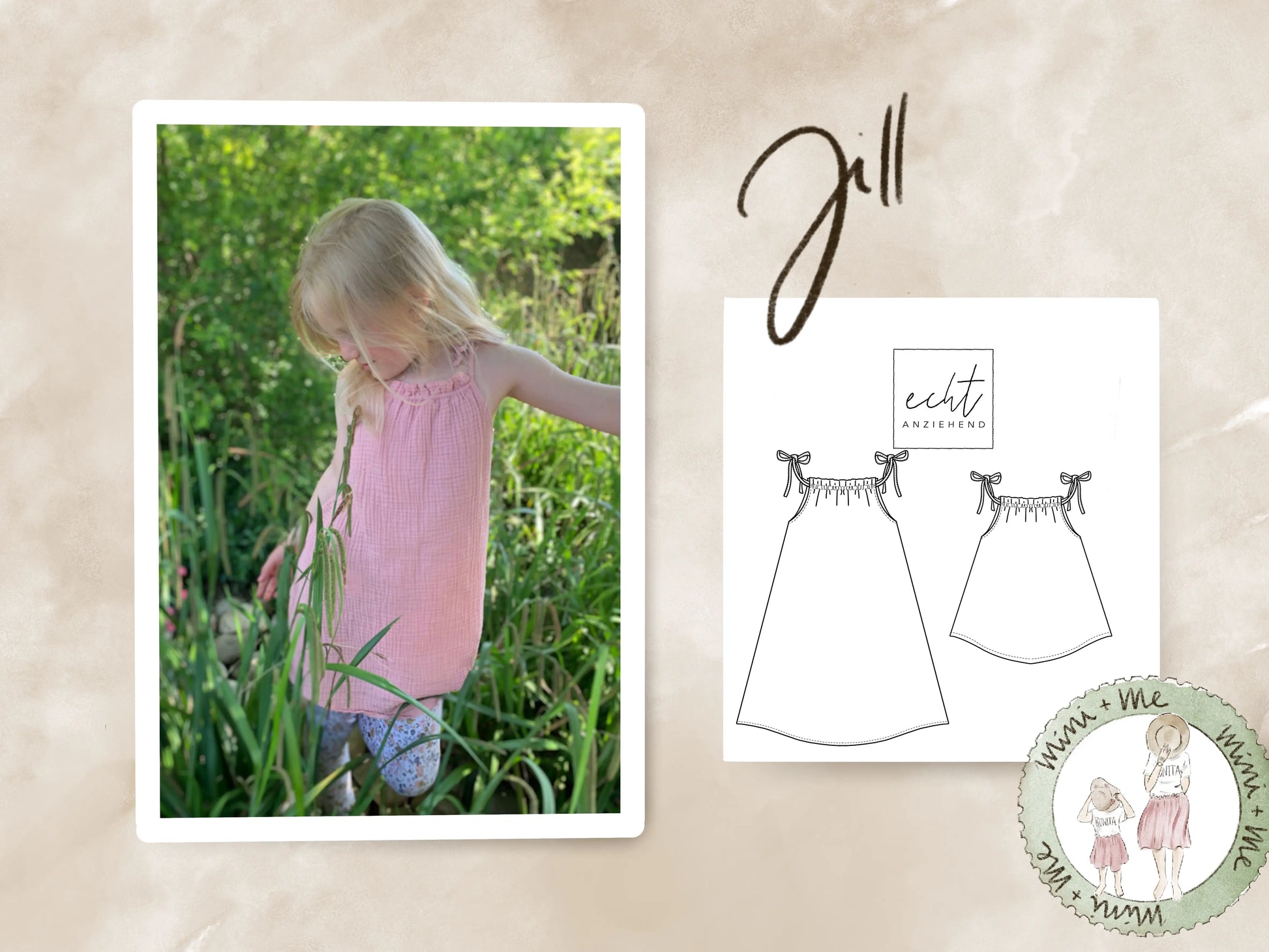 Schnittmuster Top/Tunika Jill