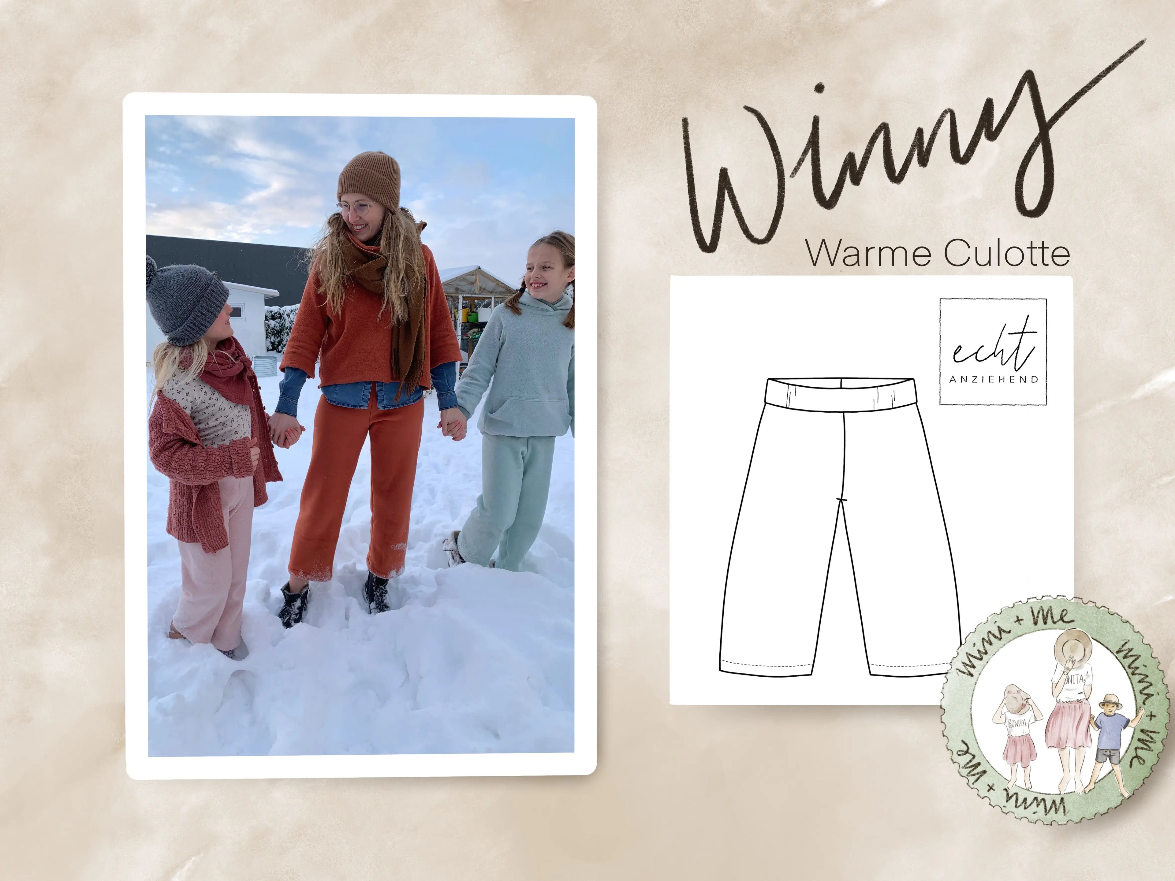 Schnittmuster Winterculotte Winny