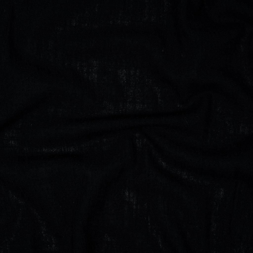 Slub Baumwolle Gewaschen Schwarz