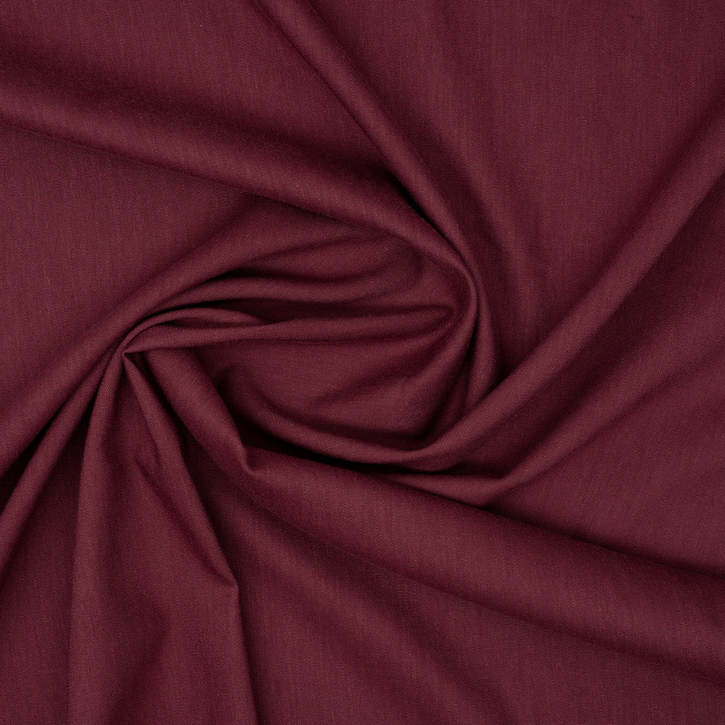 Sorona Leinen Aubergine | Stoffwerk