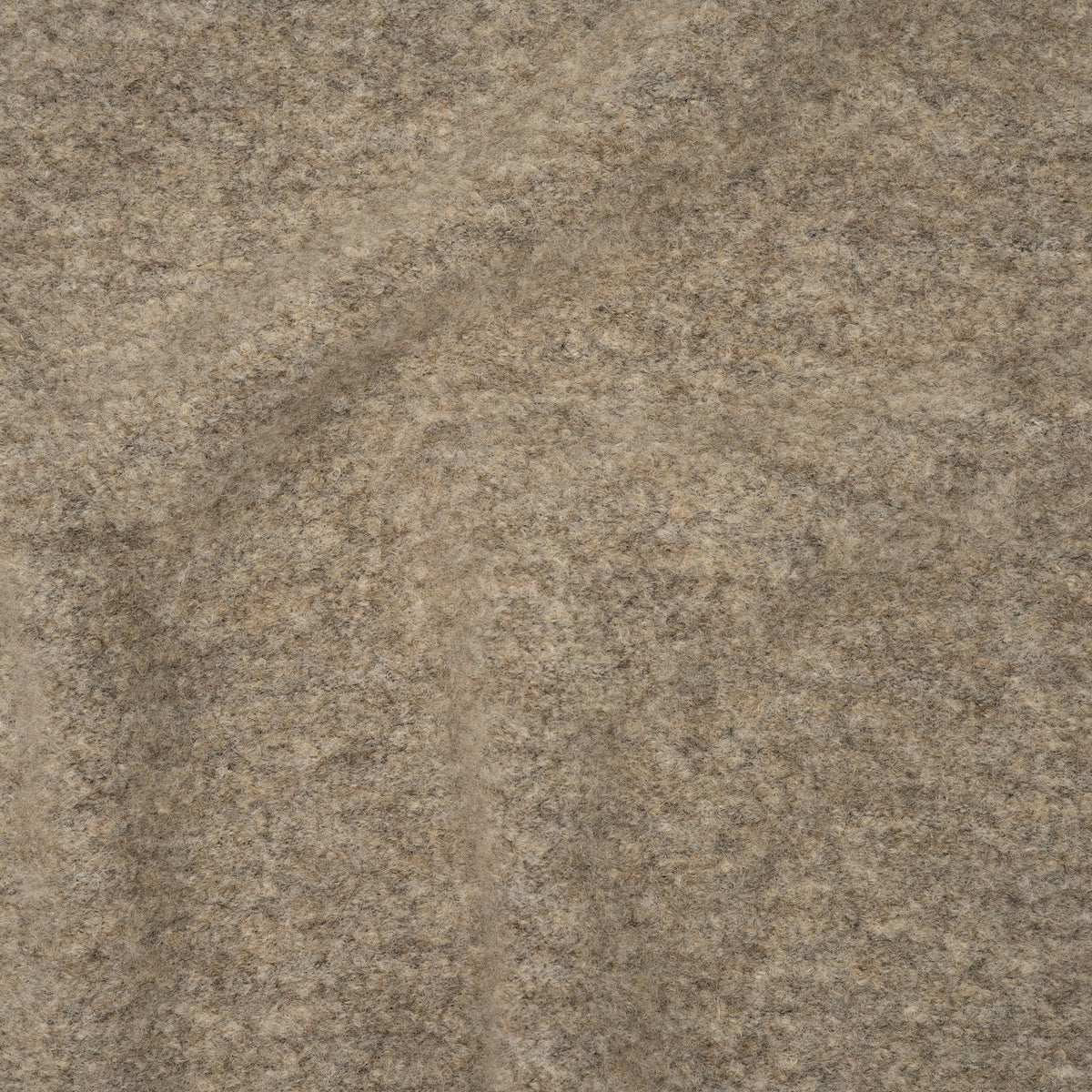 Strickwalk Beige Braun Grau Meliert | Stoffwerk