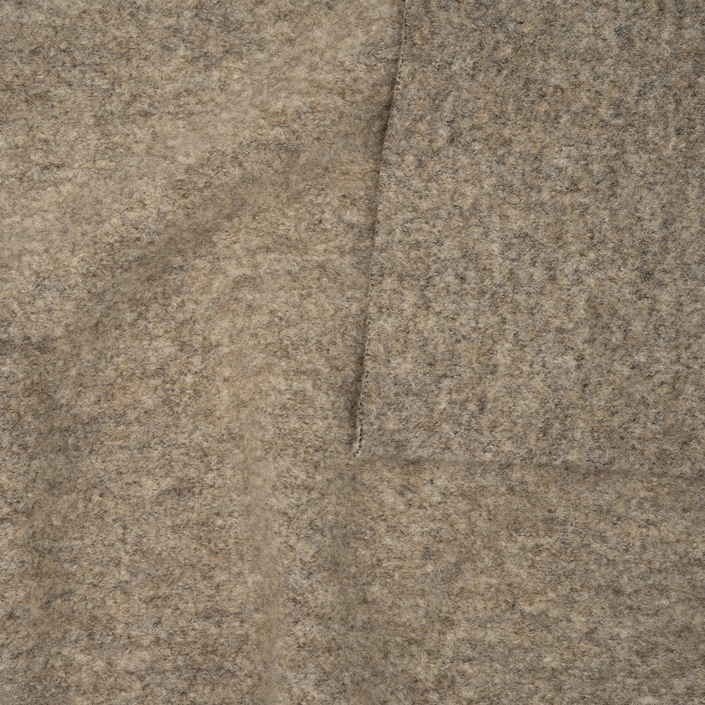 Strickwalk Beige Braun Grau meliert