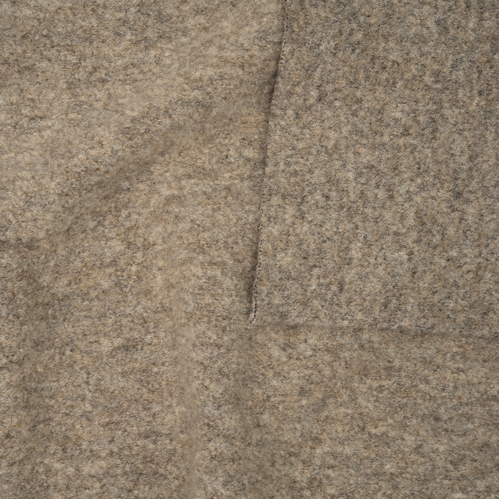 Strickwalk Beige Braun Grau meliert