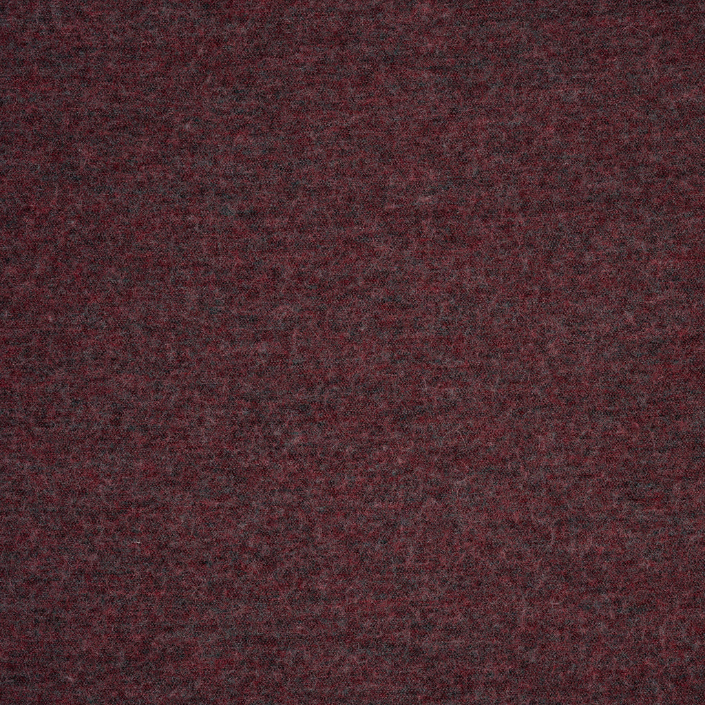 Strickwalk Bordeaux Grau Meliert