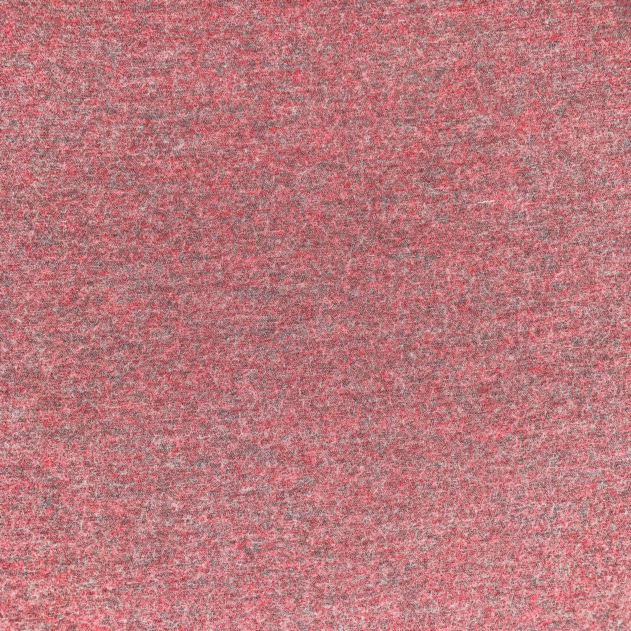 Strickwalk Bordeaux Grau meliert