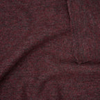 Strickwalk Bordeaux Grau Meliert
