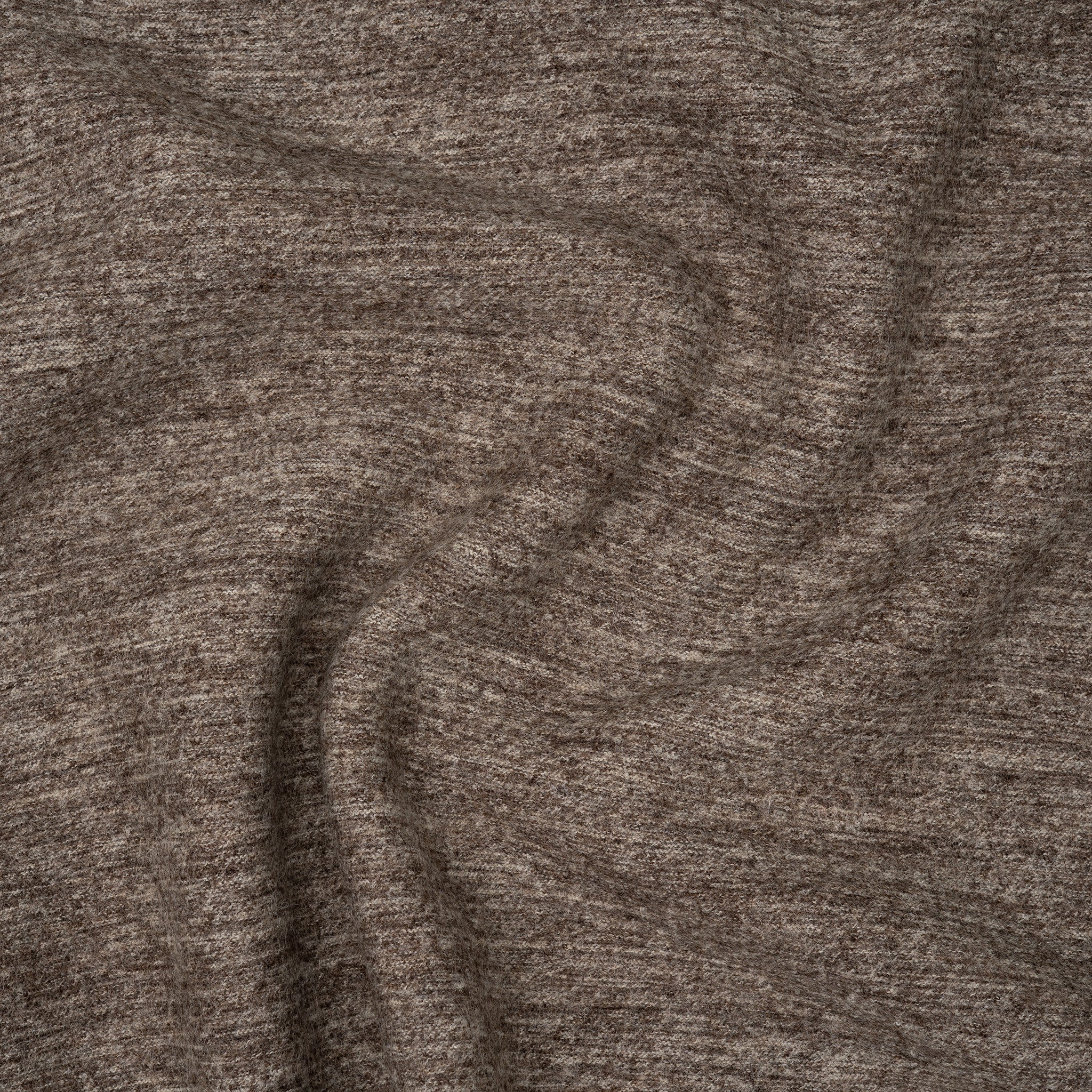 Strickwalk Braun meliert